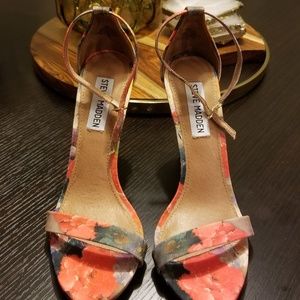 STEVE MADDEN FLORAL STILETTOS